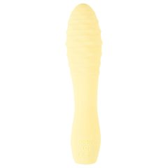   Cuties Mini 3 - Rechargeable, Waterproof, Wand Vibrator (Yellow)