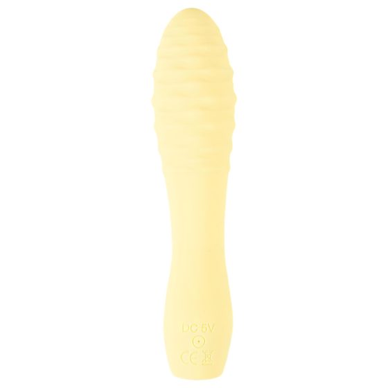 Cuties Mini 3 - Rechargeable, Waterproof, Wand Vibrator (Yellow)