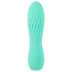   Cuties Mini 3 - Rechargeable, Waterproof, Geometric Vibrator (Green)