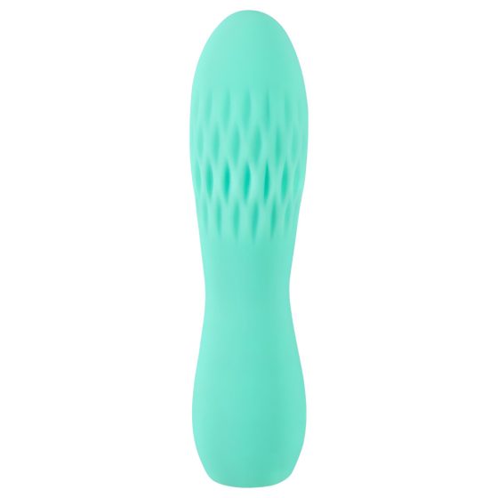 Cuties Mini 3 - Rechargeable, Waterproof, Geometric Vibrator (Green)