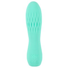   Cuties Mini 3 - Rechargeable, Waterproof, Geometric Vibrator (Green)