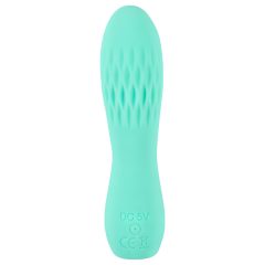   Cuties Mini 3 - Rechargeable, Waterproof, Geometric Vibrator (Green)