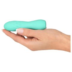   Cuties Mini 3 - Rechargeable, Waterproof, Geometric Vibrator (Green)