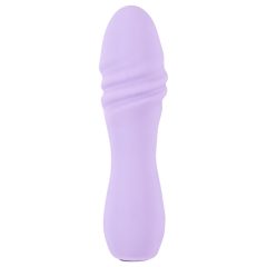   Cuties Mini 3 - Rechargeable, Waterproof, Spiral Vibrator (Purple)