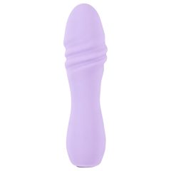   Cuties Mini 3 - Rechargeable, Waterproof, Spiral Vibrator (Purple)