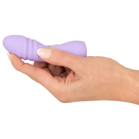 Cuties Mini 3 - Rechargeable, Waterproof, Spiral Vibrator (Purple)