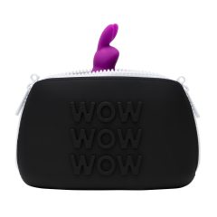 Happy Rabbit Vibrating Cock Ring with Storage Pouch (Purple)