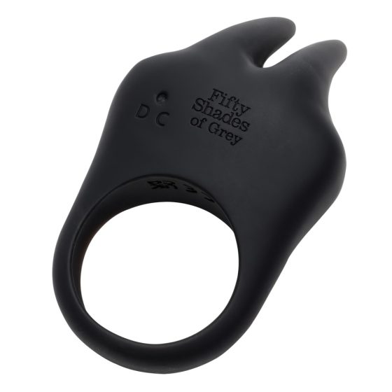 Fifty Shades of Grey - Clitoral Stimulating Cock Ring (Black)