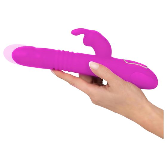 SMILE Rabbit - Rechargeable, Clitoral Arm Thrusting-Rotating Vibrator (Pink)