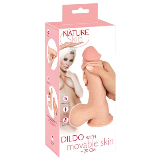 Natural Skin Dildo - 20cm (Natural)