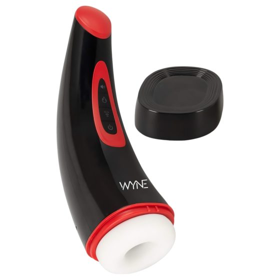 WYNE 03 - Black Rechargeable Vibrating & Suction Pleasure Device