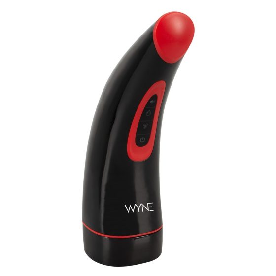 WYNE 03 - Rechargeable Vibrating Suction Masturbator (Black)