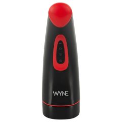 WYNE 03 - Rechargeable Vibrating Suction Masturbator (Black)