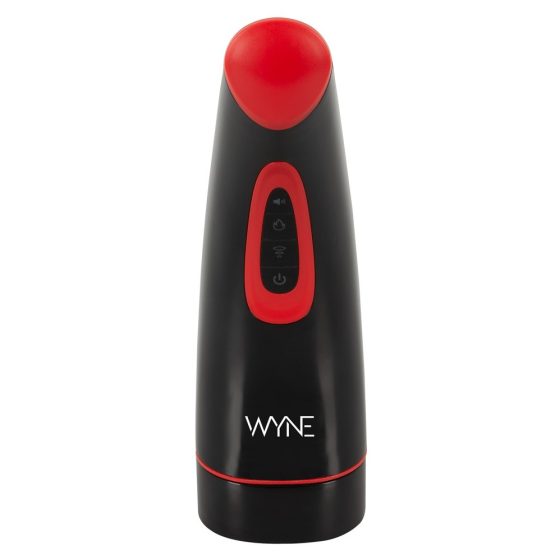 WYNE 03 - Rechargeable Vibrating Suction Masturbator (Black)