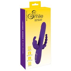 SMILE Triple - Rotating Thrusting Vibrator (Purple)