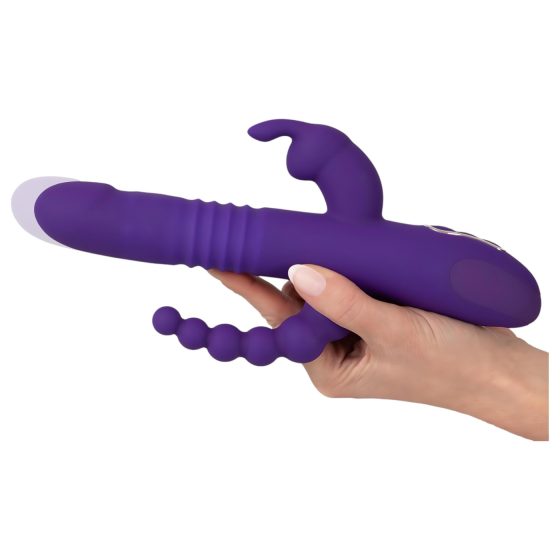 SMILE Triple - Rotating Thrusting Vibrator (Purple)