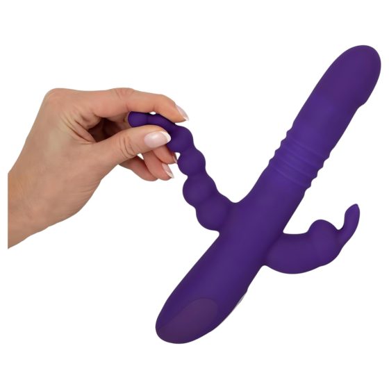 SMILE Triple - Rotating Thrusting Vibrator (Purple)