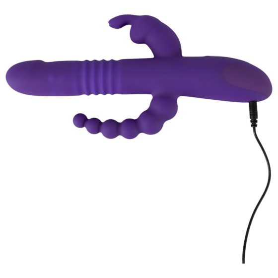 SMILE Triple - Rotating Thrusting Vibrator (Purple)