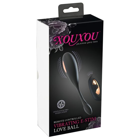 XOUXOU - Radio-Controlled Vibrating Egg (Black)