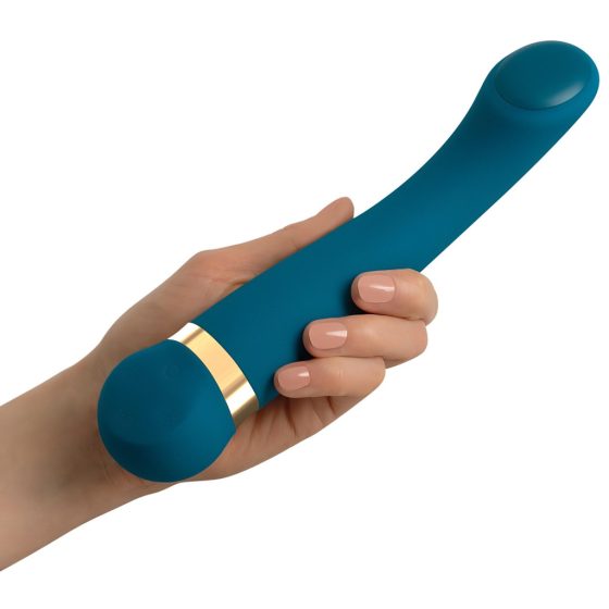 Hot 'n Cold - Rechargeable Cooling and Warming G-Spot Vibrator (Turquoise)