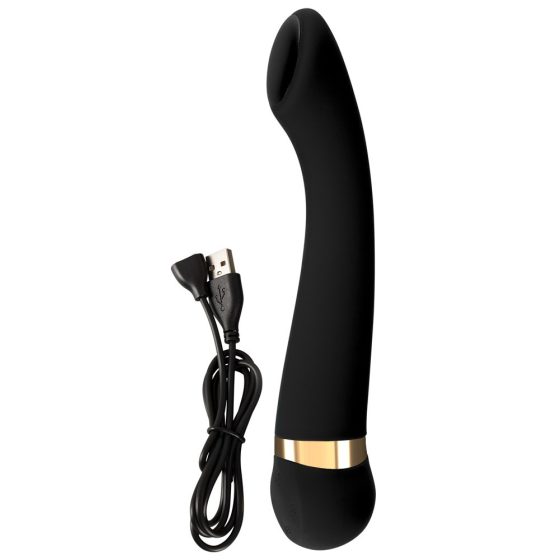 Hot 'n Cold - Rechargeable Cooling and Heating G-Spot Vibrator (Black)