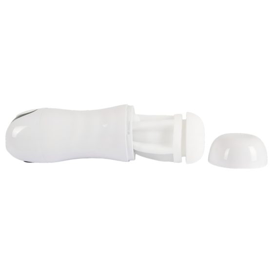 STROKER - Rechargeable Suction Vibrating Masturbator (White)