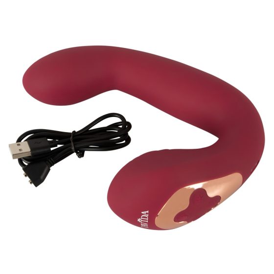 Javida Thumping - G-spot and Clitoral Vibrator (Red)