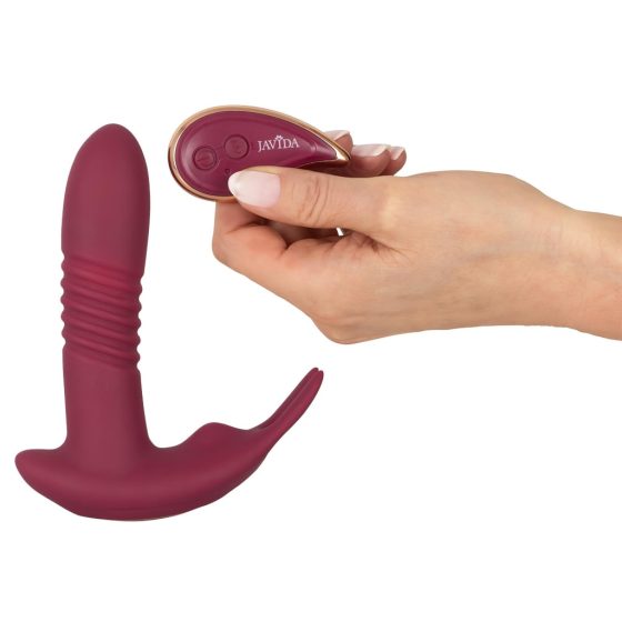 Javida RC - Radio Control, 3-Function Clitoral Vibrator (Red)