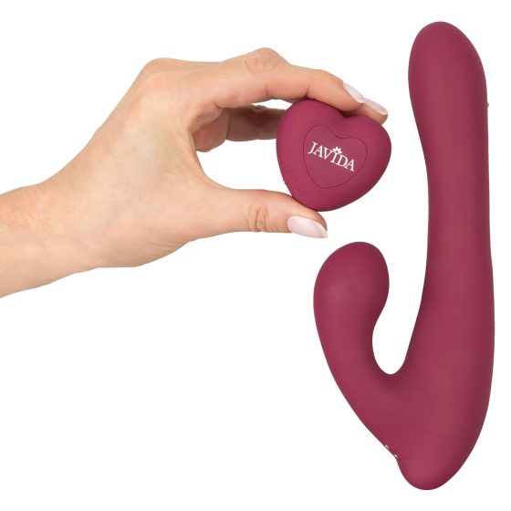 Javida - Radio-Controlled Rotating Clitoral Vibrator (Red)