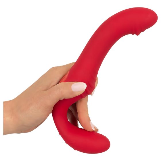 You2Toys Strapless - Rechargeable, Wireless, Strap-On Vibrator (Red)