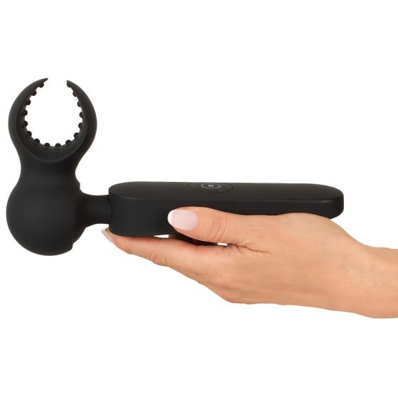 Couples Choice - Rechargeable Warming Massage Vibrator (Black)