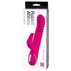   Vibe Couture Rabbit Ablaze - thrusting rabbit vibrator (pink)