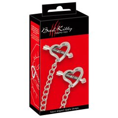 Bad Kitty - Cupid's Arrows Nipple Jewelry Set (Silver)