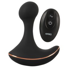   ANOS - Rechargeable, Waterproof Anal Vibrator with Radio (Black)