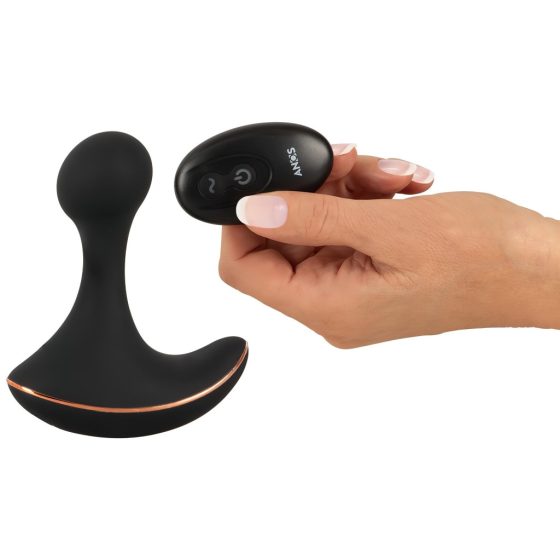 ANOS - Rechargeable, Wireless, Waterproof Anal Vibrator (Black)