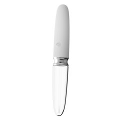   Liaison Straight - Rechargeable LED Vibrator (Translucent-White)