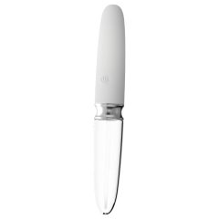   Liaison Straight - Rechargeable LED Vibrator (Translucent-White)