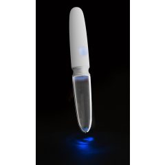   Liaison Straight - Rechargeable LED Vibrator (Translucent-White)