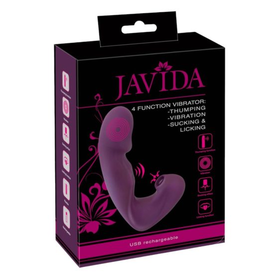 Javida - 4-in-1 Clitoral Vibrator (Lila)