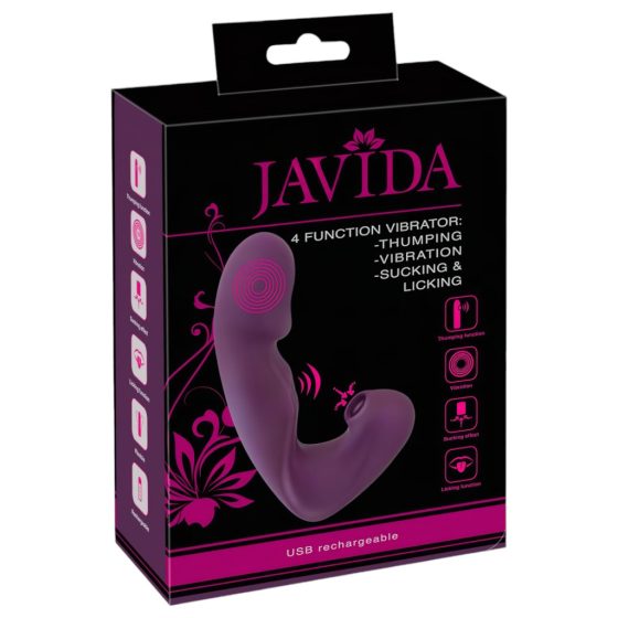 Javida - 4-in-1 Clitoral Vibrator (Lila)