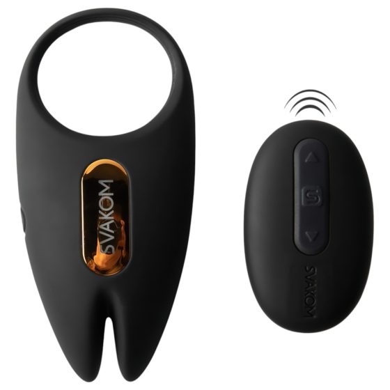 Svakom Winni 2 - Smart, Remote-Controlled Vibrating Penis Ring (Black)