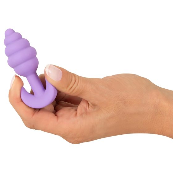 Cuties Mini Butt Plug - Silicone Anal Dildo - Purple (2.8cm)