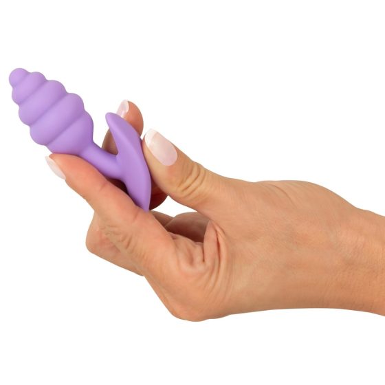 Cuties Mini Butt Plug - Silicone Anal Dildo - Purple (2.8cm)