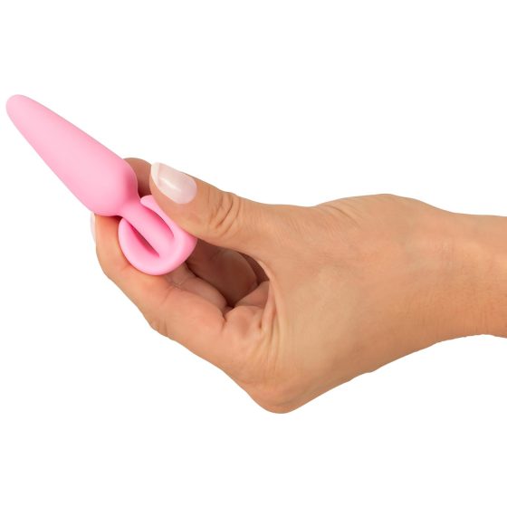 Cuties Mini Butt Plug - silicone anal plug - pink (2.1cm)