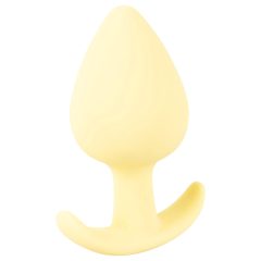 Cuties Mini Silicone Anal Plug - Yellow (3.1cm)