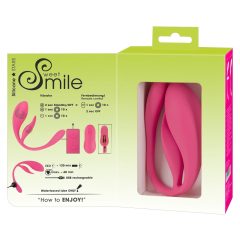 SMILE - Rechargeable Wireless Vibrating Egg (Pink)