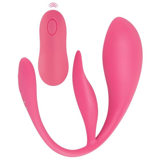 SMILE - Rechargeable Wireless Vibrating Egg (Pink)