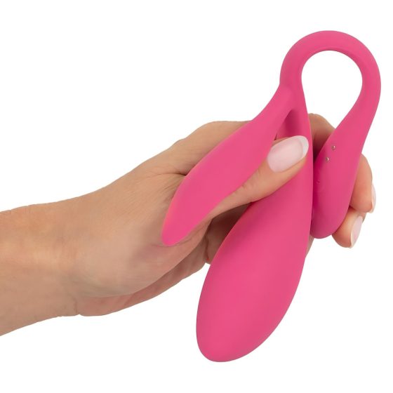 SMILE - Rechargeable Wireless Vibrating Egg (Pink)