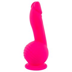   SMILE Powerful - rechargeable, 2-motor suction cup vibrator (pink)