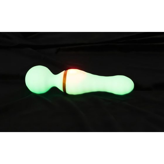 You2Toys Glow in the Dark - Fluorescent Massaging Vibrator (White)